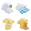Bonecas Criativas Fofas da Série Cachorrinhos Domésticos Acessórios de Decoração DIY para Casa de Bonecas Mini Paisagem Enfeites Pequenos para Desktop