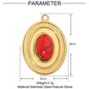 Colgante de acero de titanio con forma de gota de agua de estilo francés, piedra natural, para mujer, con ojos geométricos, joyería de acero inoxidable, pendientes de turquesa