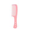 Pente de cabelo doméstico cor grande faca pente de dentes largos pente de plástico grande dente maçã pente de plástico corte de cabelo tesoura de cabeleireiro pente de cabelo