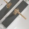 Almohadilla para grifo transfronteriza de tierra de diatomeas, absorción de agua, secado rápido, almohadilla dura para secado de superficie de mesa de lavado, fregadero de cocina y baño