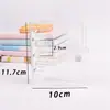 Álbum de fotos de estrella de 3 pulgadas cuaderno de hojas sueltas de PVC transparente 3 agujeros mini espiral de hojas sueltas diario de mano al por mayor