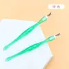 Tenedor coreano para cutículas para eliminar piel muerta pala callo herramientas para uñas manicura cuchillo para cutículas afilado Uñas en forma de V púas piel muerta