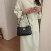 Bolso de Hombro Cruzado con Cadena Acolchado Estilo Chanel 2026 Verano Nuevo Diseño de Nicho Bolso de Hombro Cruzado para Viajes Diarios Bolso de Axila
