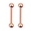 Piercings Transfronterizos Estilos Mixtos Anillos para la Lengua Acero Inoxidable Piercing Roscado Barra Curva con Púa Anillos para el Ombligo Bola Redonda Anillos para los Labios Anillos para las Cejas Anillos para la Nariz