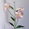 Orquídea Íris 3D Alice Orquídea Íris Flor Artificial para Casamento, Decoração de Casa, Decoração de Hotel, Parede de Flores, Arranjo de Corredor, Flor de Seda