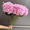 Flores de Hortensia Artificiales Más Vendidas Transfronterizas para Boda y Decoración del Hogar, Arte Floral, Accesorios para Fotografía de Bodas