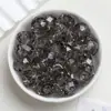 Cuentas de resina transparentes en forma de estrella con pequeñas facetas y agujeros grandes, cuentas planas para joyería DIY, cadenas de teléfono, pulseras de cuentas y accesorios