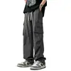 Pantalones casuales de pierna recta para hombre, pantalones de trabajo para otoño e invierno, nuevos pantalones holgados 2025 para niños y adolescentes