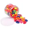 Diadema Pequeña de Color Caramelo Sin Costuras para Niñas Bebés Anillo de Toalla Anillo de Goma Anillo Anillo