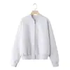 Ropa Europea y Americana Transfronteriza para Mujer AliExpress Venta Caliente Estilo Europeo y Americano Chaqueta Piloto con Cremallera Ropa Exterior Conjunto con Sudadera