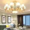 Candelabro de Estilo Europeo para Sala de Estar, Candelabro de Lujo y Elegante para el Hogar, Modelo Nuevo 2021 Moderno y Sencillo, Paquete para Toda la Casa