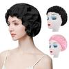 Gorro de noche de encaje puldin para mujer europea y americana, gorro para quimioterapia, gorro para el cuidado del cabello, elástico ajustable, gorro de baño para el hogar