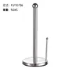 Suporte Vertical de Papel Higiênico para Bancada Aço Inoxidável Arte em Ferro Suporte para Lenços Rack de Armazenamento de Rolo de Papel Sem Furos para Mesa de Cozinha Em Estoque