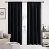 Cortina de Sombreamento para Suprimentos da Amazon Isolamento Térmico Cortina de Sombreamento para Quarto Varanda Suprimento Transfronteiriço Cor Sólida Haste de Pendurar Tecido de Sombreamento