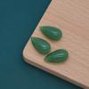 Vidro Imitação Jade Verde Claro Joias Verde Pingente de Cabacinha Jade Branco Lótus Magnólia Colar DIY Pingente de Pulseira
