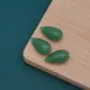 Pendente de Cabacinha Imitação de Jade Esmaltado Verde Claro Verde Escuro Pingente para Pulseira DIY Topázio Jade Branco Lótus Magnólia Colar