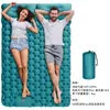 Almofada inflável para exterior, dupla para pés, super leve, cama inflável para acampamento ao ar livre, tapete de dormir espesso, tapete de dormir para acampamento
