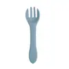 Tazón de Silicona para Bebé, Cuchara, Tenedor, Vajilla para Alimentar al Bebé, Juego de Cucharas Suplementarias de Silicona para Niños