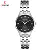 Reloj de Pareja con Banda de Acero CHENXI/Dawn 05 Reloj de Cuarzo para Pareja Negocios Reloj de Pareja Sencillo