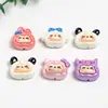 Mapei resina galvanizada personagem de desenho animado Kiki, My Melody, Kuromi DIY cola de creme capa de celular e materiais para cordão de caneta