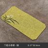Mantel de té impermeable algodón lino tela Zen estilo chino ceremonia del té japonesa pintado a mano orquídea mantel para tetera tapete para aislamiento de té
