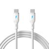 Totalmente compatible con el nuevo cable de datos de carga rápida Roman de silicona de una sola línea con 5 núcleos para iPhone, Huawei y Samsung