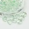 Accesorios de Materiales para Manualidades de Cuentas Colgante de Cadena para Teléfono Móvil de Acrílico con Agujero Recto de Corazón Transparente Accesorios Colgante de Collar de Corazón de Melocotón