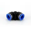 Conector Rápido PU de Cotovelo em L de Ângulo Reto de 90 Graus para Tubo de Ar Pneumático PV8 Conector de Engate Rápido de Plástico 4/6/10/12mm