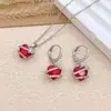 Collar con Flores de Colores y Diseño de Corazón, Accesorios de Collar Corazón del Océano para Mujeres, Temperamento de Lujo Ligero, Regalo Versátil para Mejor Amiga