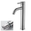 Acero inoxidable 304 grifo grifo de lavabo caliente y frío lavabo mueble de baño fontanería fría y caliente fabricantes de artículos sanitarios