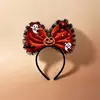 Tocado de Halloween Sombrero Mágico de Bruja Diadema Decoración de Maquillaje Diadema de Encaje Horquilla de Calabaza Accesorio para el Cabello de Fantasma