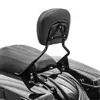 Respaldo alto de 15 pulgadas para Harley Glide, alta calidad, cómodo y duradero, y se puede equipar con estantes de liberación rápida