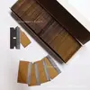 Hoja de Acero Inoxidable de un Solo Filo Herramienta para Película de Coche Hoja para Eliminar Pegamento de Vidrio Hoja con Clip de Seguridad