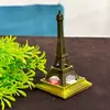 Pombo com Base Bandeira Metal Torre Eiffel Presente Turismo da França Artesanato Comemorativo História de Amor Romântico