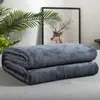 Manta de Franela para Dormitorio de Estudiantes, Manta Individual para Aire Acondicionado, Manta Cubre Sofá de Doble Cara de Felpa, Adecuada para Fábrica, Madres y Bebés