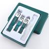 Conjunto de Cortadores de Unha com Logo Personalizado Alemão Anti-Salpicos Doméstico Conjunto de 4 Peças Presente para Empresa Ferramentas de Manicure