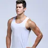 Fitness sem mangas Homens I-shaped Vest Ice Silk leve sem costura Sweat Vest Tight e coração Cool Base Shirt One-piece