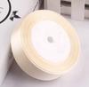Cinta para el cabello de 2,5 cm, cinta de tela, cinta para pasteles, suministros de regalo, cinta de embalaje, cinta de poliéster de 25 mm