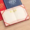 Em Estoque Formulário de Distribuição de Certificado de Honra Carta de Louvor Certificado de Prêmio Horizontal Capa de Certificado Carta de Nomeação Carcaça Externa de Certificado em Couro Azul