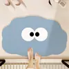 Alfombrillas absorbentes para baño con dibujos animados, divertidas alfombrillas antideslizantes para puerta de baño, alfombrillas de diatomeas para inodoro doméstico, alfombra de secado rápido