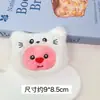 Pingente de castor de pelúcia broche de desenho animado fofo acessórios chaveiro pingente de bolsa cachecol protetores de ouvido acessórios de vestuário atacado