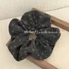 Goma de Pelo Pequeña de Terciopelo con Flores Estilo Coreano para Mujer, Versátil Lazo para Coleta o Moño, Cuerda para el Cabello Vintage