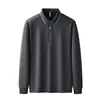 Camisas tipo polo de manga larga de piqué antibacterial 5A seleccionadas cuidadosamente, Uniformes corporativos de alta gama para grupos empresariales, Ropa de trabajo con patrones de logo impresos y bordados