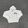 Cardigan con Letra Bordada Alcatraz de Venta Cruzada Europea y Americana Sudadera con Capucha Forrada de Polar Chaqueta Pantalones Casuales