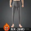 Nuevos Pantalones Térmicos para Hombre para Otoño e Invierno, Leggings Gruesos con Forro de Felpa, Tallas Grandes Antipilling, Generadores de Calor, Pantalones Térmicos de Corte Ajustado