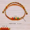 Pulsera Simple de Hilo Rojo de la Suerte para el Año del Caballo, Hilo Sencillo para la Buena Fortuna, Pulsera de Hilo Rojo para el Festival del Bote del Dragón, Pulsera de Hilo de Cinco Colores, Pulsera para Bebé