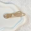 Broche de cuello moderno y fijo con cristal, bonito y antiexposición, de alta calidad, para mujer