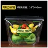 Bolsa de Conservación de Frutas Manzana Plátano Uva Transparente Portátil Auto-sellante Agujero Transpirable Bolsa de Embalaje de Plástico para Cerezas y Naranjas