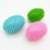 Brinquedo para Pet resistente à mordida som moedor filhote cachorro grande golden retriever Teddy borracha TPR pedra de dente remoção Bola espinhosa brinquedo