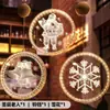 Luzes Decorativas de Natal Luzes Coloridas Luzes para Árvore de Natal Doméstica Luzes de LED para Ambiente Luzes com Ventosa Decoração de Varanda Interna Luzes Pendentes